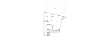 miro A8 one bed floorplan