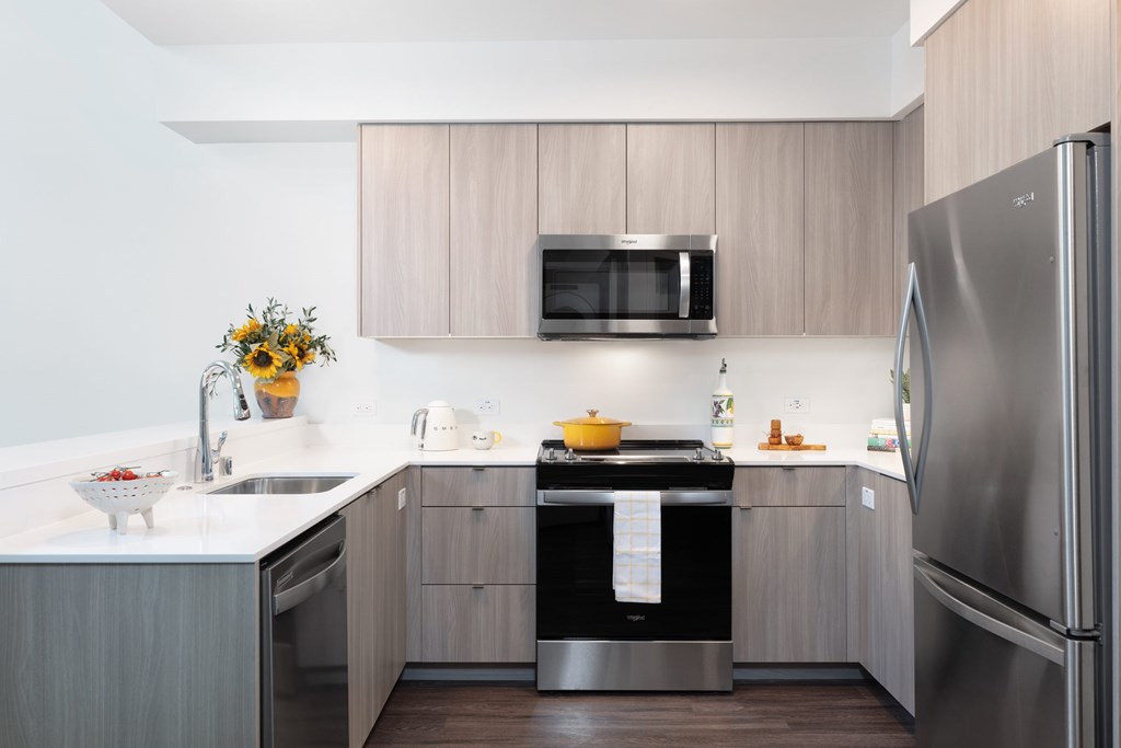 Kitchen at Star Harbor Apartments & Townhomes in Alameda, CA.