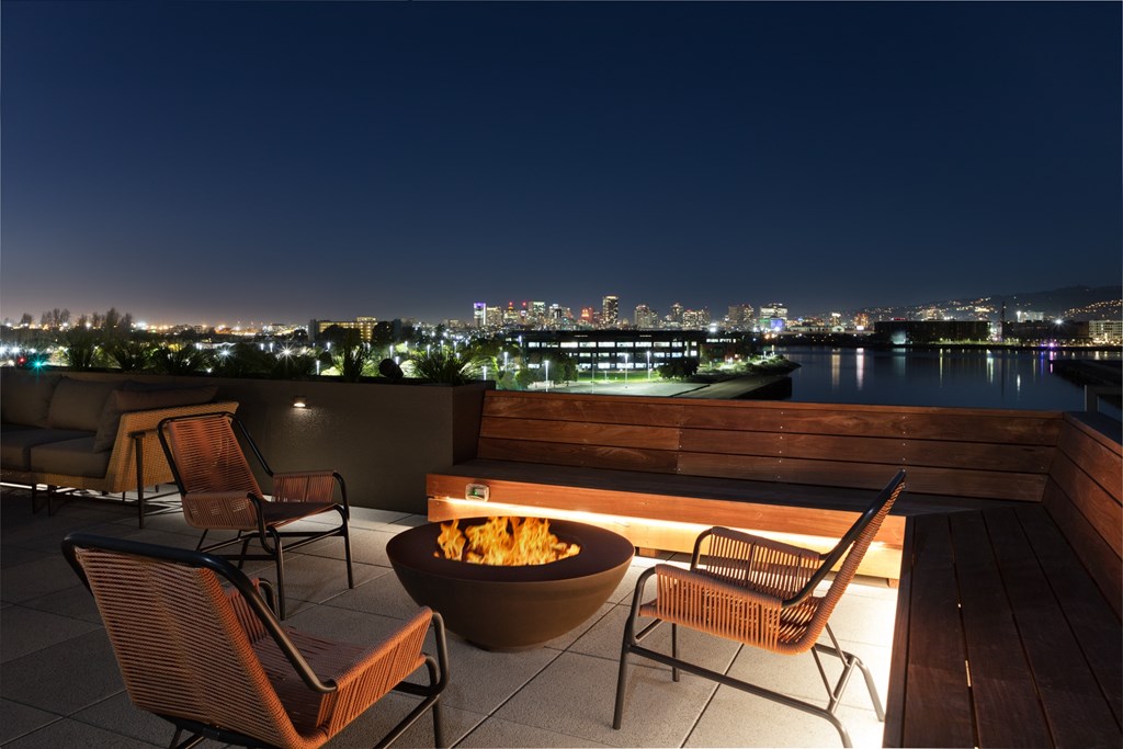 Rooftop view at Star Harbor Apartments & Townhomes in Alameda, CA.