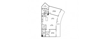 Sentral Old Town - B14 2BR 2BA Floor Plan