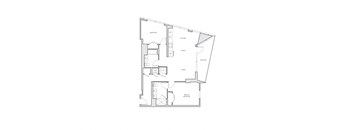 miro B1 two bed floorplan