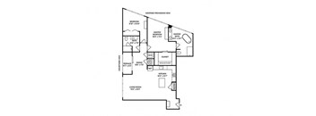 Sentral West Midtown at Star Metals - B10 2BR 2BA Floor Plan