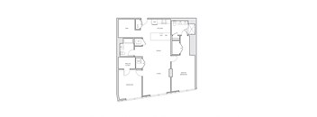miro B10 two bed floorplan