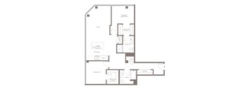B10 Two Bedroom Floorplan
