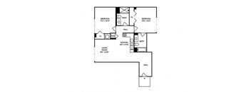 Sentral Wynwood - B2 2BR 2BA Floor Plan