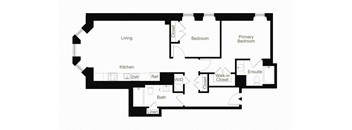 B2 Two Bedroom Floorplan_The Residences at The Bellevue
