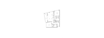 miro B3 two bed floorplan