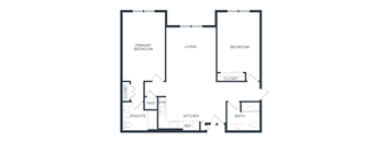 B4 2 Bedroom Flooplan
