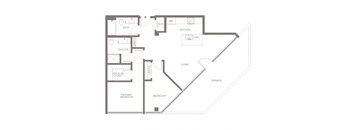 B4 Two Bedroom Floorplan