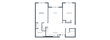 B5 2 Bedroom Floorplan