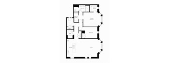 B6 Two Bedroom Floorplan_The Residences at The Bellevue