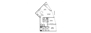 Sentral West Midtown at Star Metals - B7 2BR 2BA Floor Plan