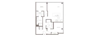 B7 Two Bedroom Floorplan