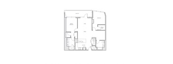 miro B9 two bed floorplan