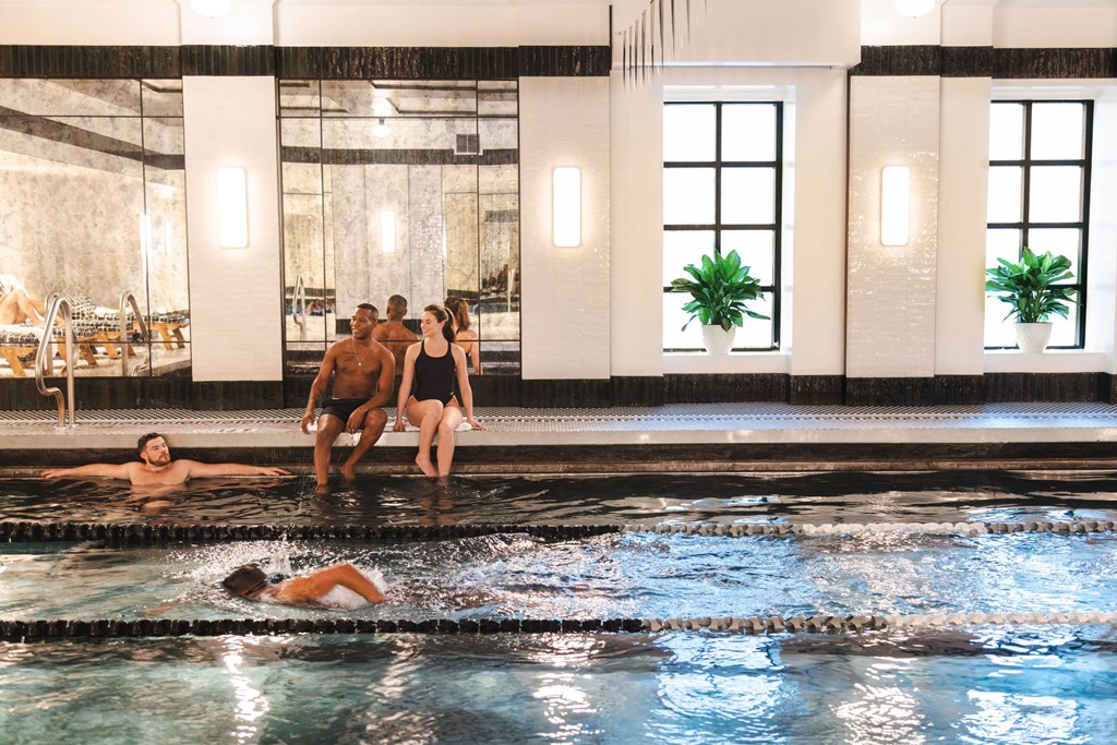 Lap length pool at The Sporting Club