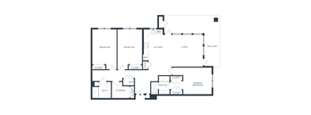 C1 3 Bedroom Floorplan