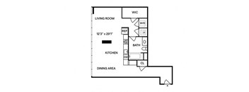Sentral DTLA 732 S5 Deluxe Loft Floor Plan
