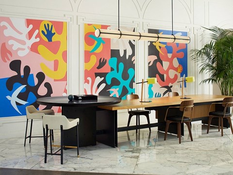 Coworking Stations at Sentral DTLA.