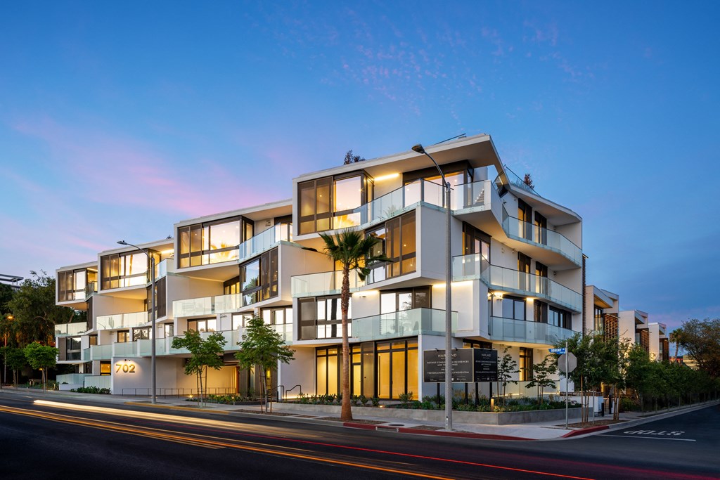 Private homes for lease in exclusive Marmol Radnizer-designed West Hollywood building