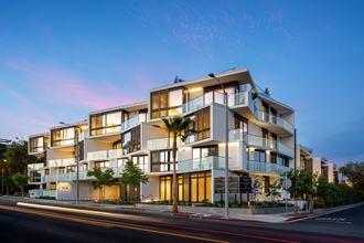 Private homes for lease in exclusive Marmol Radnizer-designed West Hollywood building