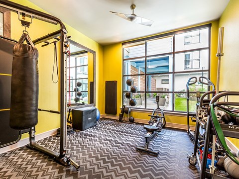Sentral East Austin 1630 Fitness Room