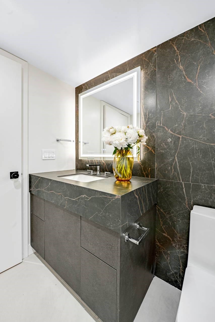 Palma Beverly Hills 2BR Marble Powder Room