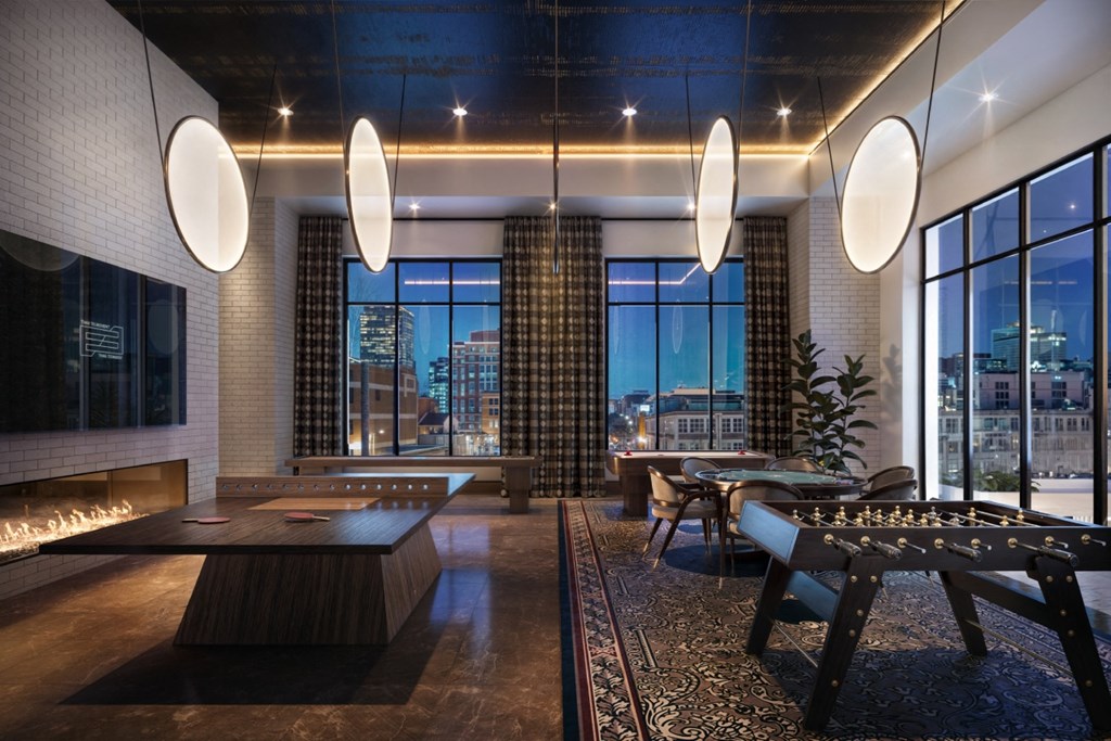 Arcade and Game Room at The Everett Nashville Yards