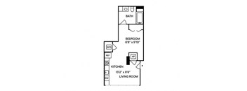 Sentral DTLA 755 S3 Studio Floor Plan