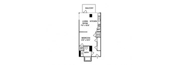 Sentral DTLA 755 S6 Studio Floor Plan