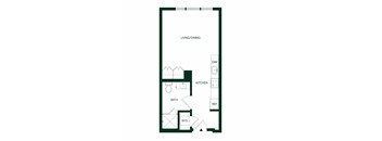 Quincy San Francisco S1 Studio Floor Plan