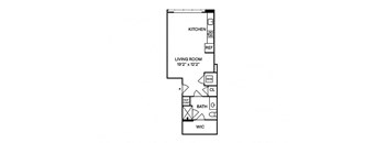Sentral Union Station S3 Studio Floor Plan