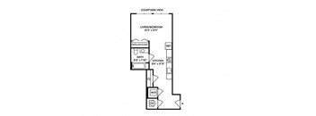 Sentral West Midtown at Star Metals - S3 Studio Floor Plan