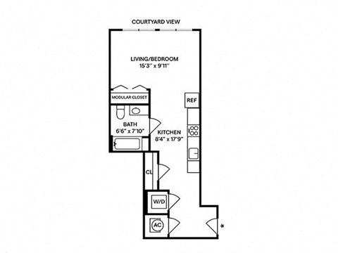 Sentral West Midtown at Star Metals - S3 Studio Floor Plan