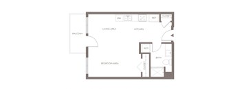 S3 Studio Floorplan