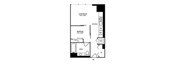 Sentral Michigan Avenue - S4 Studio Floor Plan