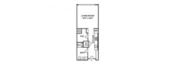 Sentral Union Station S4 Studio Floor Plan