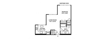Sentral West Midtown at Star Metals - S4 Studio Floor Plan