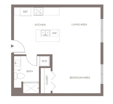 S4 Studio Floorplan