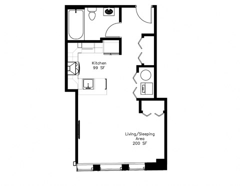 Studio 5 Floorplan