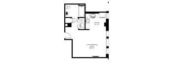 Studio 6 Floorplan
