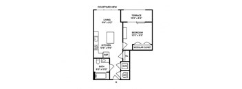 Sentral West Midtown at Star Metals - S6 Studio Floor Plan