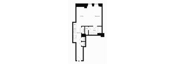 S7 Studio Floorplan_The Residences at The Bellevue