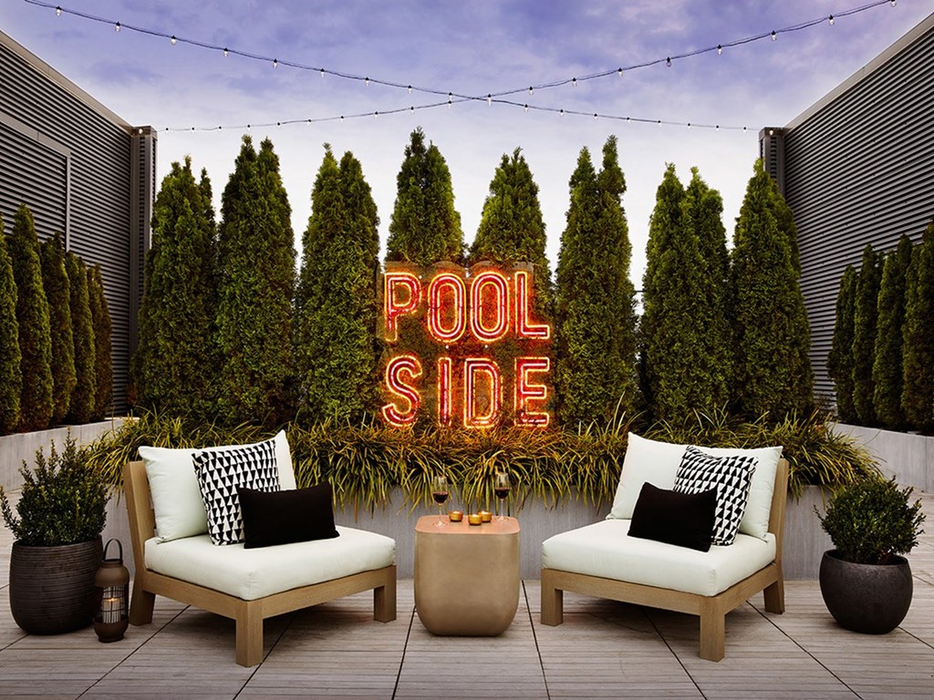Pool Deck Seating Area Sentral West Midtown at Star Metals Pool Deck Seating Area