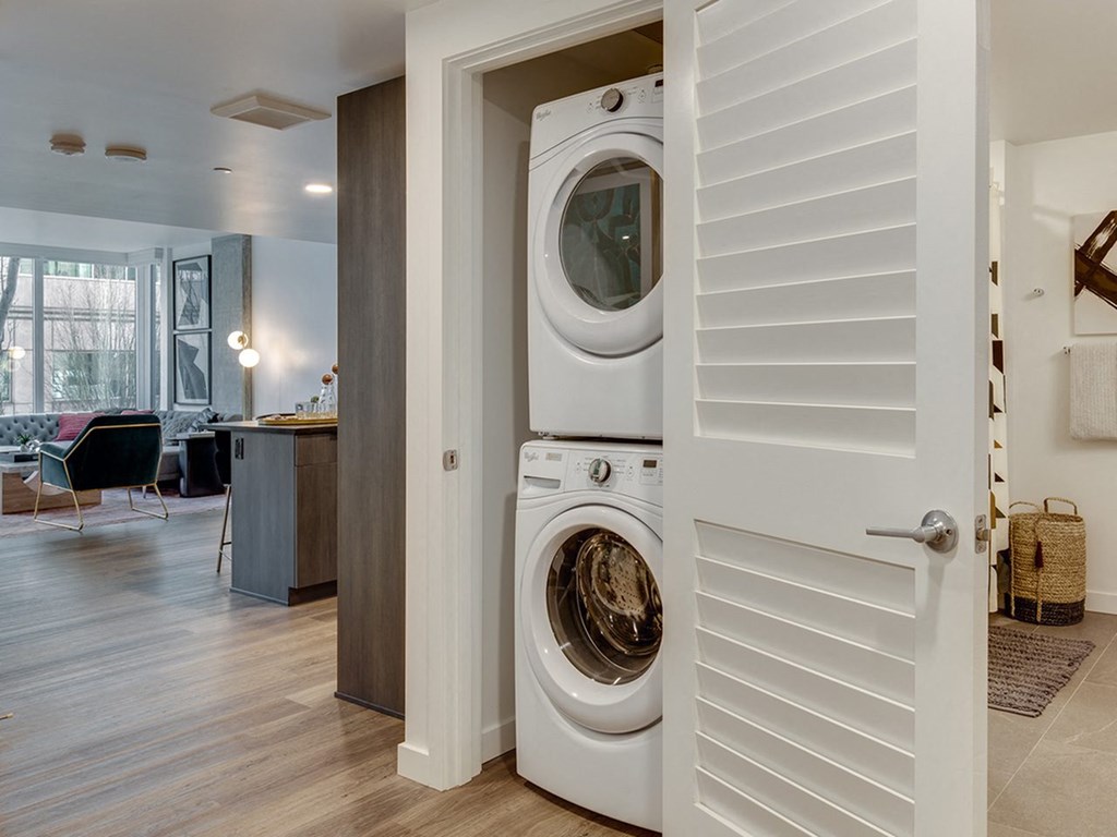 Sentral First Hill Full-Size Washer and Dryer In Each Apartment