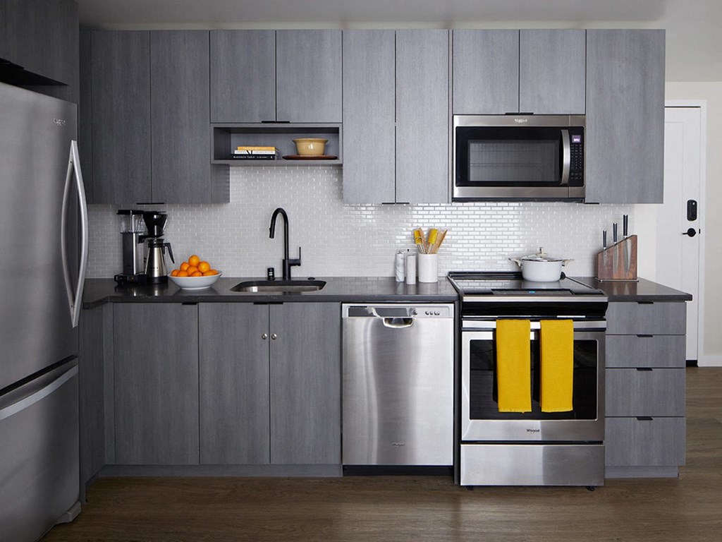 Sentral First Hill Fully-Equipped Kitchens with Stainless Steel Appliance