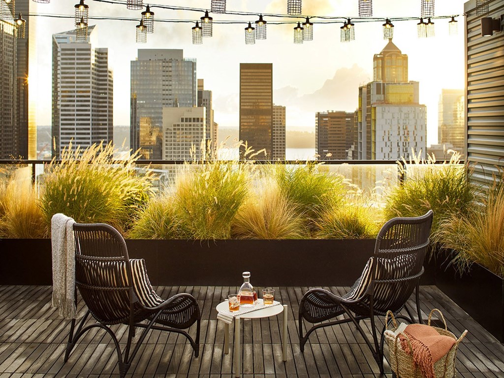 Sentral First Hill Rooftop Relaxation and Gathering Space