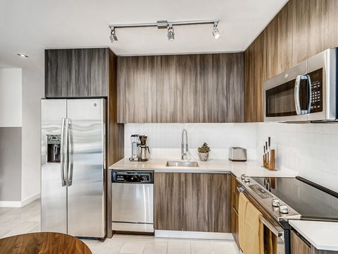 Sentral Wynwood Fully-Equipped Kitchens with Stainless Steel Appliances