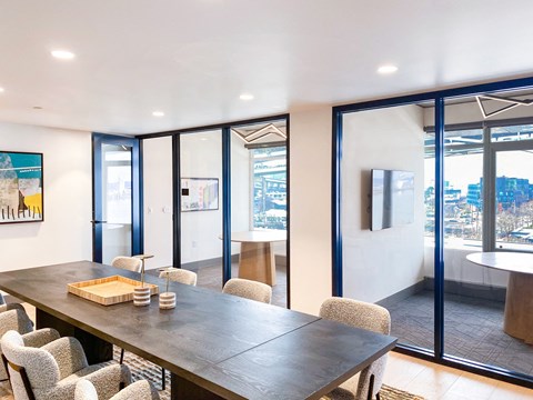 Quiet Work Areas with Private Coworking Spaces | The Sutton, Portland OR