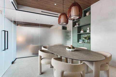 Private Conference Room at Ten 310 in Los Angeles, CA.