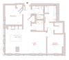 The Modern 2 Bedroom Floor Plan 2